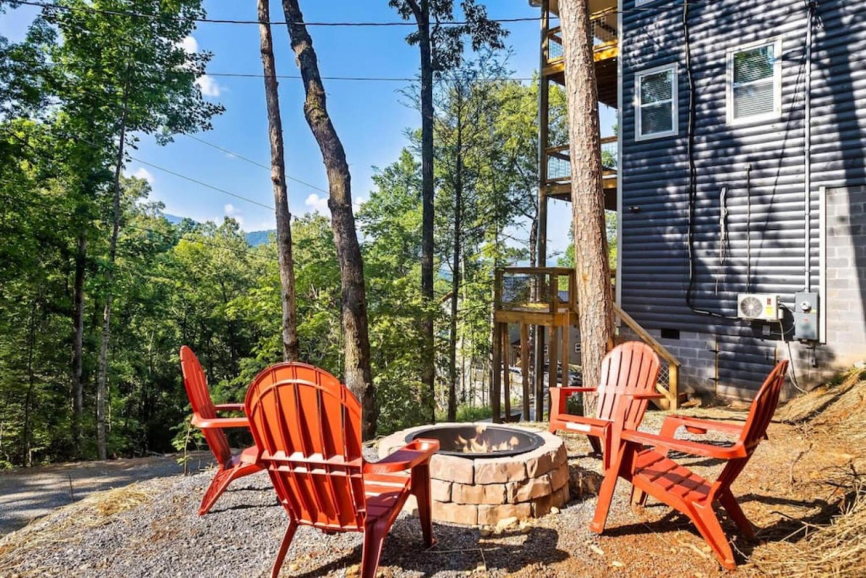 Tranquil Mountain Getaway By Ghosal Luxury Lodging Gatlinburg Exterior foto